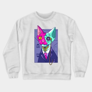 Technology Cat Crewneck Sweatshirt